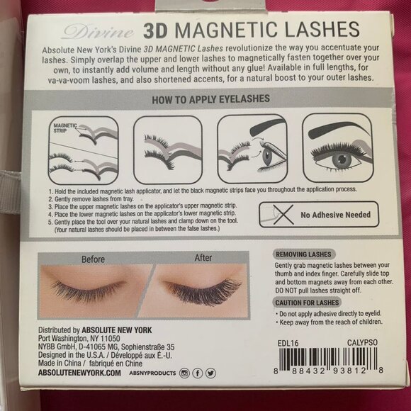 Women's makeup/lashes/mirror beauty set - Picture 7 of 8